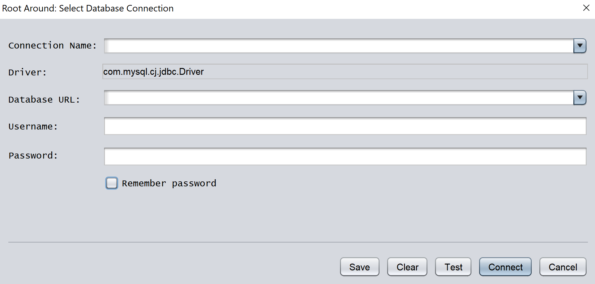 Database Connection Request